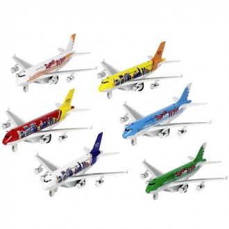 Ostatní hračky - Kovový model - Letadlo Boeing se světlem a zvukem, 19cm