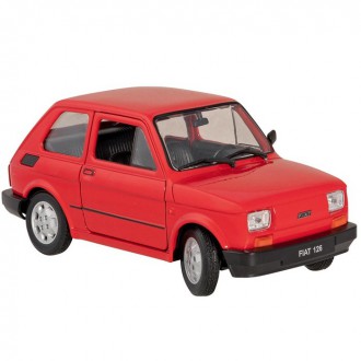Ostatní hračky - Kovový model - Auto Fiat 126, 1:24