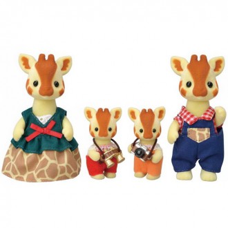 Ostatní hračky - Sylvanian Families - Rodina žiraf, 4ks