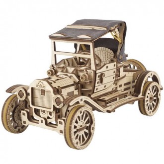 Stavebnice - 3D mechanický model - Auto Retro Car UGR-T (Ugears)