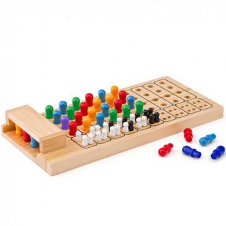 Dřevěné hračky - Společenská hra - Logik, Logická hra dřevěná (Popular)