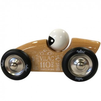 Dřevěné hračky - Auto - Závodní auto dřevěné Compétition GM výroční