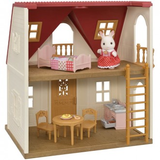 Ostatní hračky - Sylvanian Families - Domeček, Základní s červenou střechou