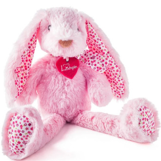 Ostatní hračky - Lumpin - Zajíc Stella růžový, velký, 38cm