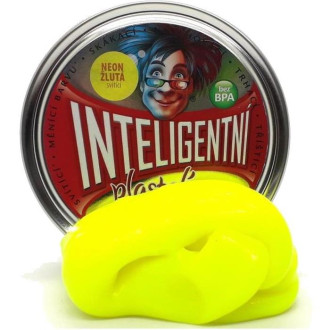Ostatní hračky - Inteligentní plastelína - svítící, Neon žlutá