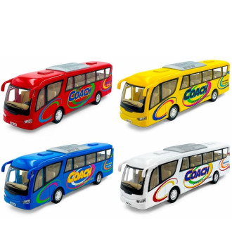 Ostatní hračky - Kovový model - Autobus zájezdní Coach, 18cm, 1ks