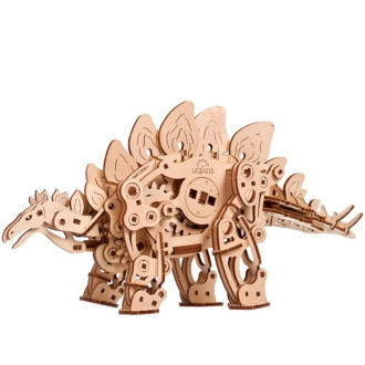 Stavebnice - 3D mechanický model - Dinosaurus Stegosaurus (Ugears)