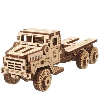 Stavebnice - 3D mechanický model - Auto nákladní vojenské (Ugears)