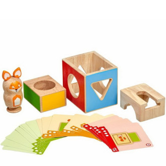 Dřevěné hračky - Hlavolam dřevěný - Smart, Mazaná liška (Lucy & Leo)