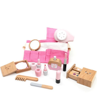 Dřevěné hračky - Hrací sada tématická - Kosmetická dřevěná (UMU)