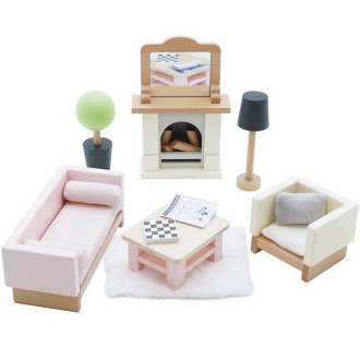 Dřevěné hračky - Nábytek pro panenky - Obývací pokoj Daisylane (Le Toy Van)