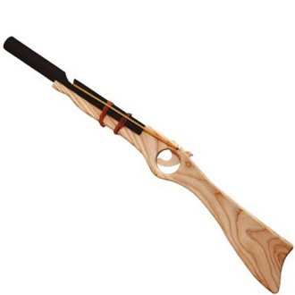 Dřevěné hračky - Dětská zbraň - Dřevěná flinta velká (Fauna)