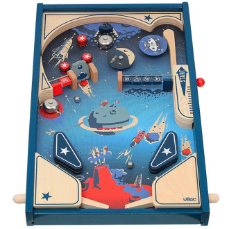 Dřevěné hračky - Stolní hra - Pinball vesmírný dřevěný (Vilac)
