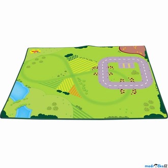 JIŽ SE NEPRODÁVÁ - Dětský koberec - Hrací podložka pro vláčkodráhu (Bigjigs)