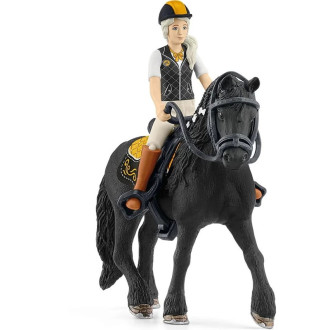 Ostatní hračky - Schleich - Kůň s jezdcem, Blondýna Tori a kůň Princess