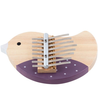 Dřevěné hračky - Hudba - Kalimba dřevěná ptáček (Goki)