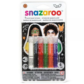 Ostatní hračky - Snazaroo - Tužky na obličej, Strašidla, 6 barev