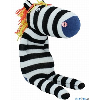 JIŽ SE NEPRODÁVÁ - Kreativní sada - Postavička z ponožky, Zebra (Legler)