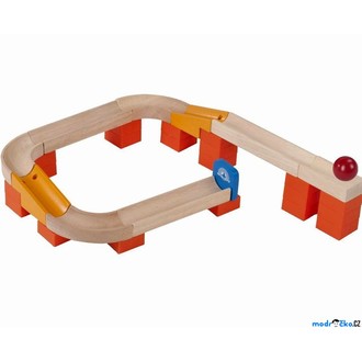 Dřevěné hračky - Kuličková dráha TRIX - Kulička na dráze (Wonderworld)