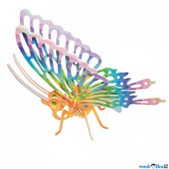 Puzzle a hlavolamy - 3D Puzzle barevné - Motýl