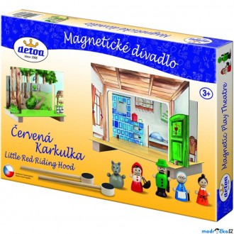 Dřevěné hračky - Magnetické divadlo - Karkulka (Detoa)