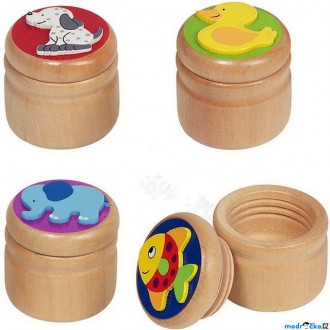 Dřevěné hračky - Krabička na první zoubky - Pro kluky dřevěná, 1ks (Goki)