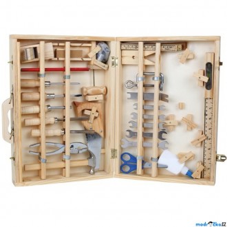 Dřevěné hračky - Malý kutil - Kufřík s nářadím Deluxe (Small foot)
