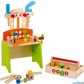 Dřevěné hračky - Malý kutil - Pracovní stůl, Deluxe (Small foot)