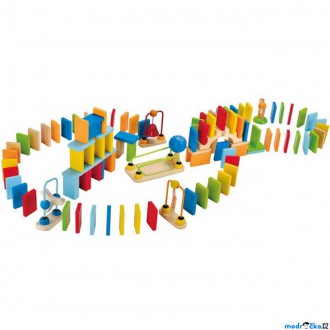 Dřevěné hračky - Dominová dráha - Domino Fantastico (Hape)