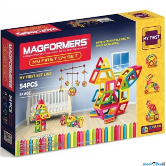 Stavebnice - Magformers - Můj první Magformers, 54 ks