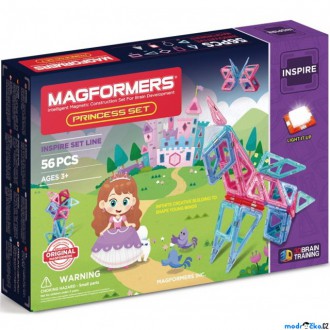 Stavebnice - Magformers - Princess, 56 ks
