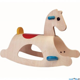Dřevěné hračky - Houpadlo - Houpací kůň, Palomino (PlanToys)