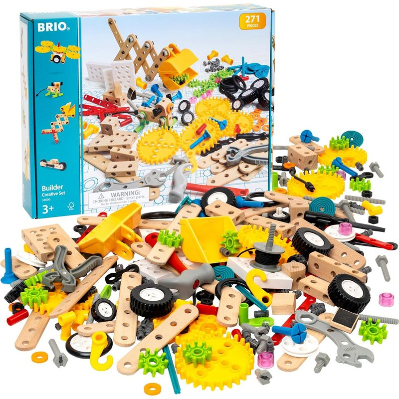 Stavebnice montážní - Builder, Kreativní sada 271 dílů (Brio)