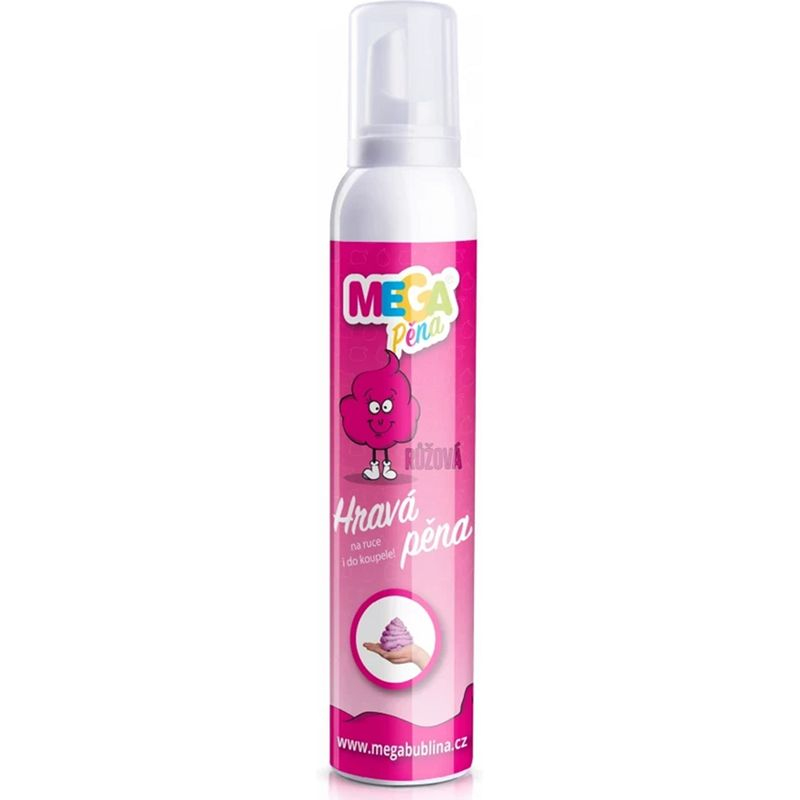 Megapěna - Kreativní pěna, Růžová, 200 ml