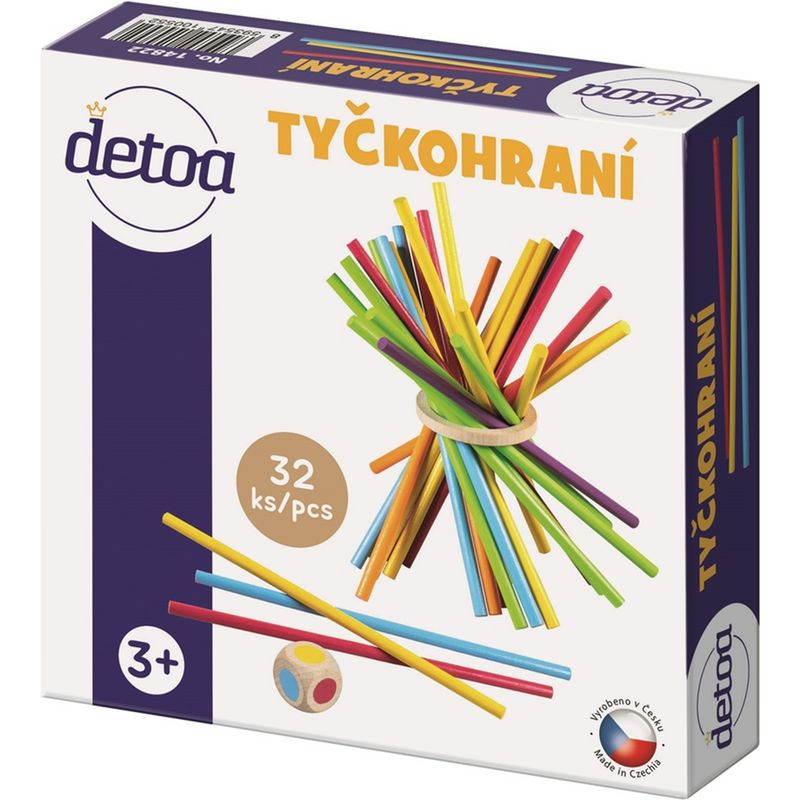 Motorická hra - Tyčkohraní dřevěná (Detoa)