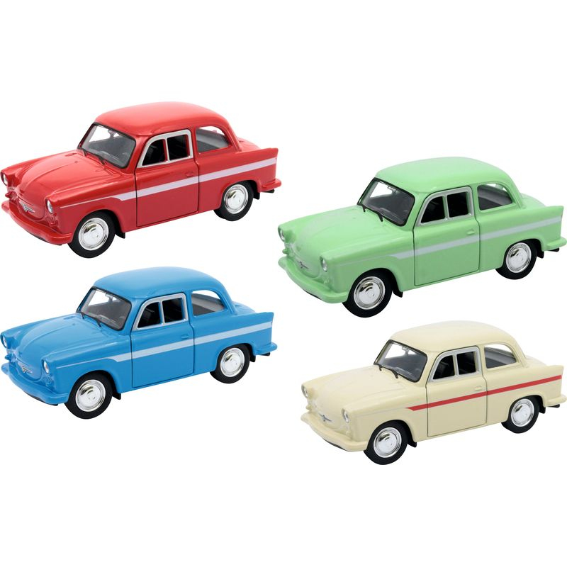 Kovový model - Auto Trabant P50, 1:38, 1ks