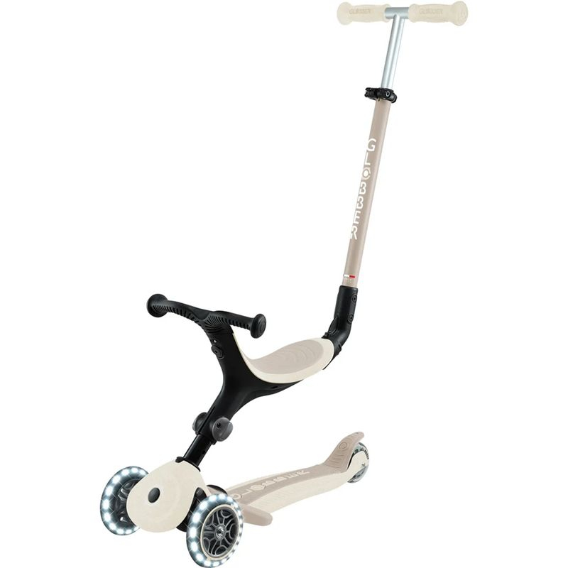 Koloběžka Globber - Go-Up Active Lights Ecologic 3v1, Coconut