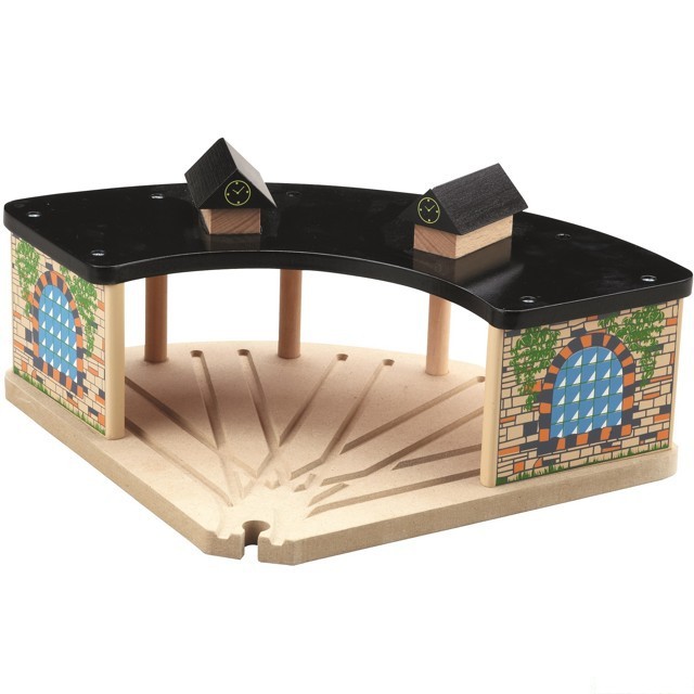 Vláčkodráha depo - Velké pětimístné bez dveří (Vláčky)