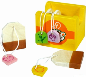 Kuchyň - Čajové sáčky dřevěné, 4ks (Santoys)