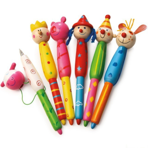 Psací potřeby - Propiska Veselé hlavičky, 1k (Small foot)