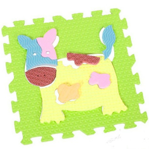 Puzzle pěnové - 30x30cm, 9ks, Zvířata