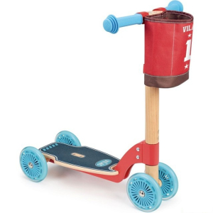 Koloběžka - Dřevěná s gumovými koly (Vilac)