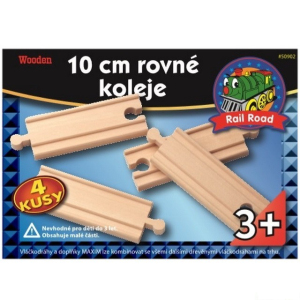 Vláčkodráha koleje - Rovinka krátká, 4ks (Maxim)