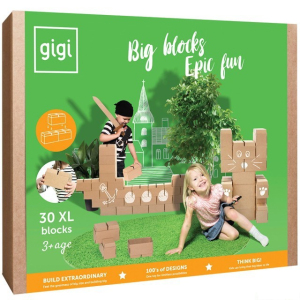 GIGI Bloks - Kartonové kostky, Velké XL, 30ks