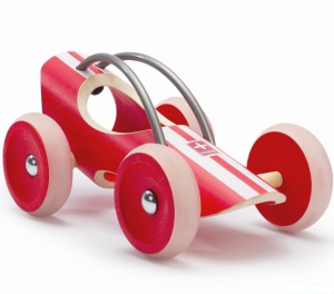 Auto - Závodní autíčko E-racer Monza červené (Hape)