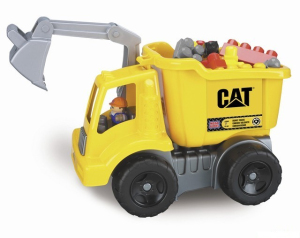 Mega Bloks - Nákladní auto CAT s maxi kostkami, 25ks