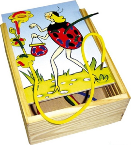 Šití - Provlíkací destičky v krabičce, Ferda mravenec (Bino)