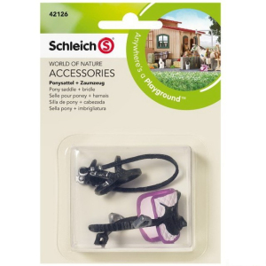 Schleich - Koňský postroj, Sedlo a uzda na poníka