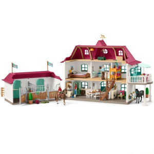 Schleich - Jezdecký klub, Velká jízdárna s obytným domem a stájí