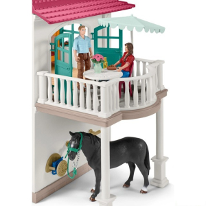 Schleich - Jezdecký klub, Velká jízdárna s obytným domem a stájí
